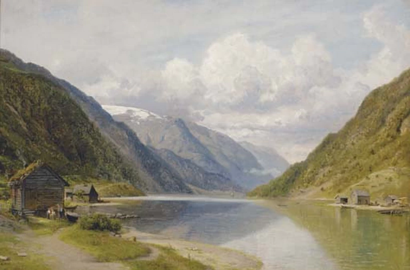 Fiordo di Hardanger, Norvegia, 1883